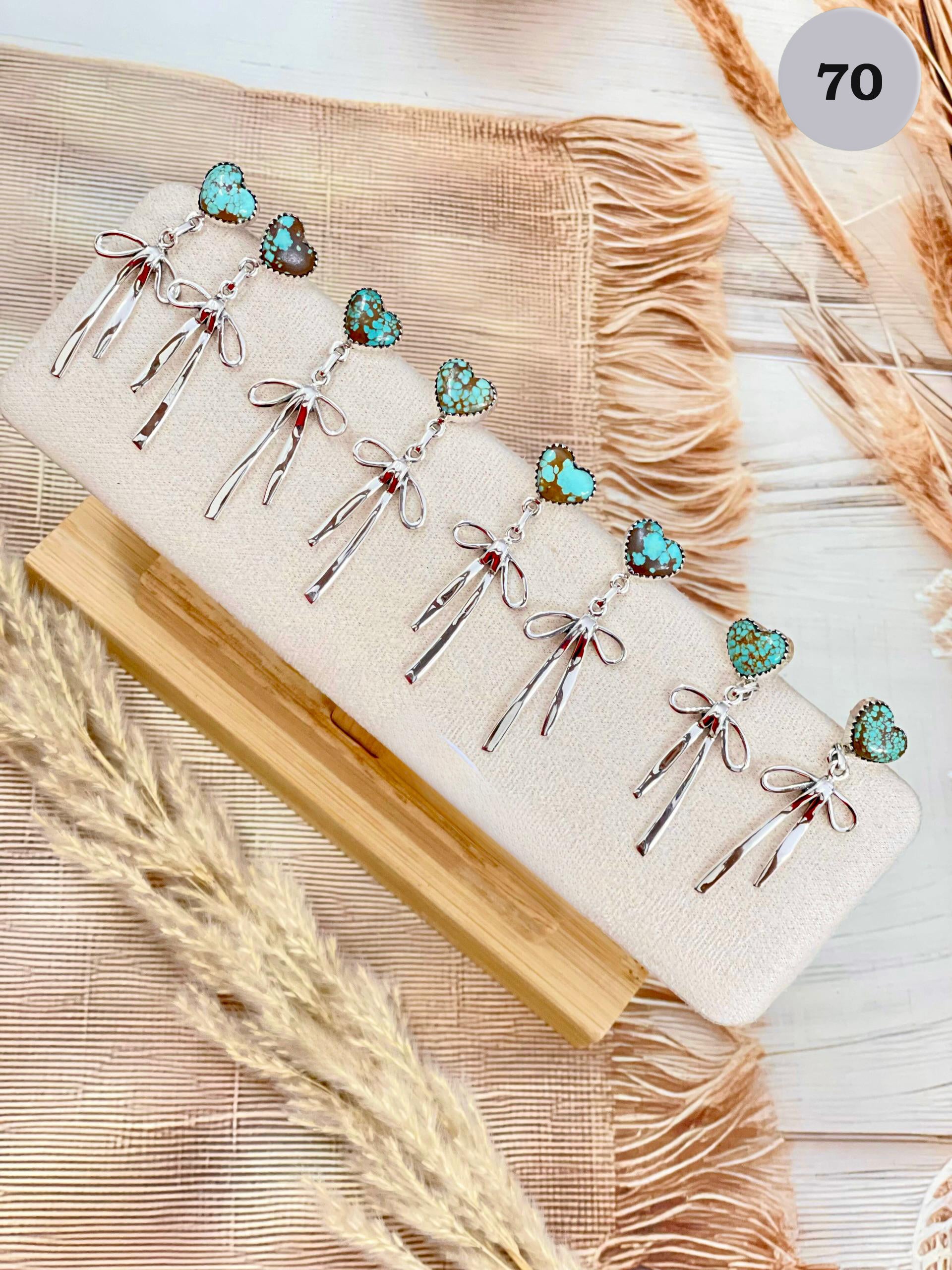 Multi Stone Bow Earrings-Stud Earrings-Krush Kandy, Women's Online Fashion Boutique Located in Phoenix, Arizona (Scottsdale Area)