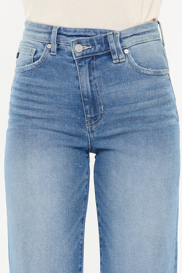Bethany High Rise 90's Criss Cross Straight Leg Jeans-Jeans-Krush Kandy, Women's Online Fashion Boutique Located in Phoenix, Arizona (Scottsdale Area)