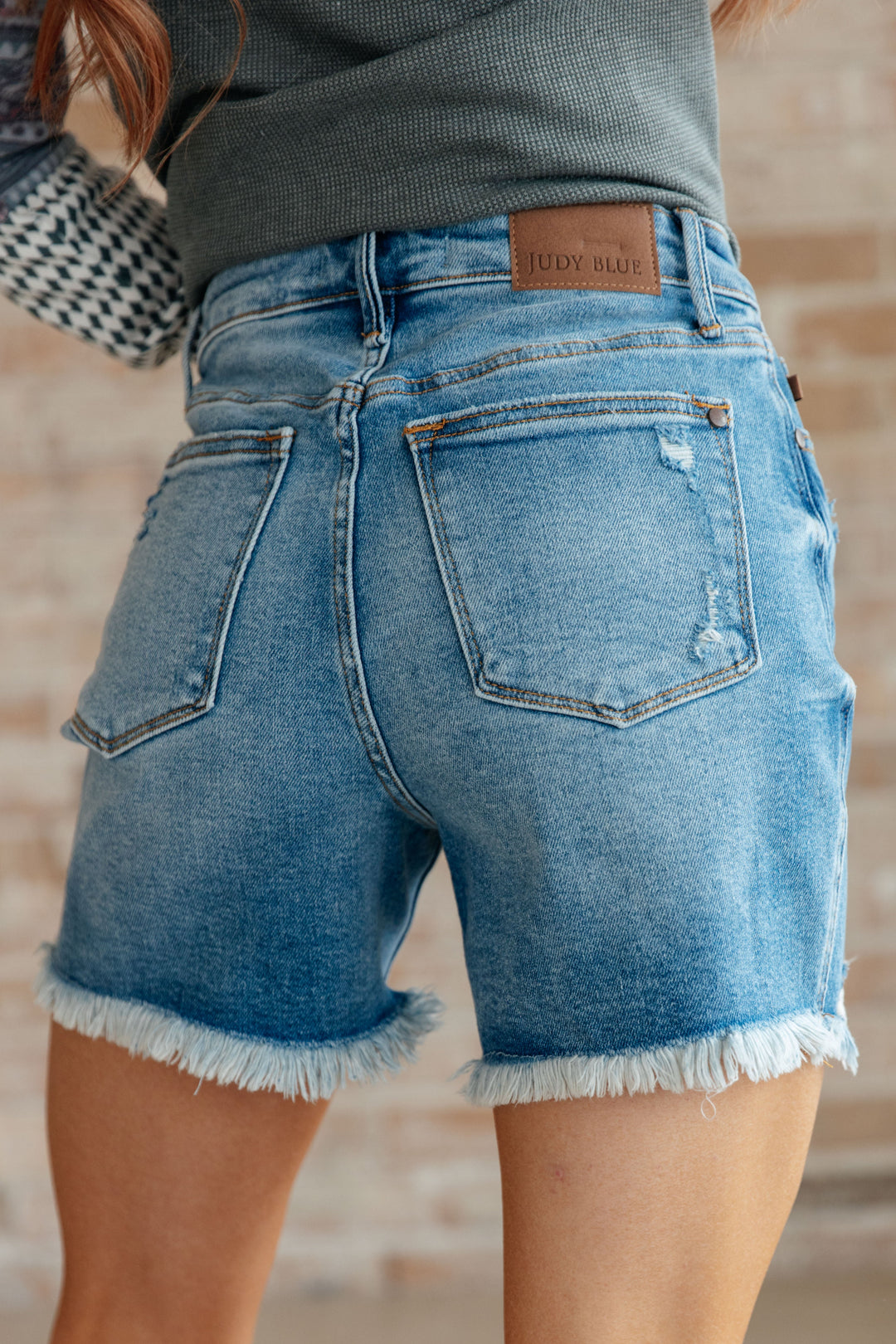 Kara High Rise Rigid Magic Button Fly Cutoff Shorts-Jeans-Krush Kandy, Women's Online Fashion Boutique Located in Phoenix, Arizona (Scottsdale Area)