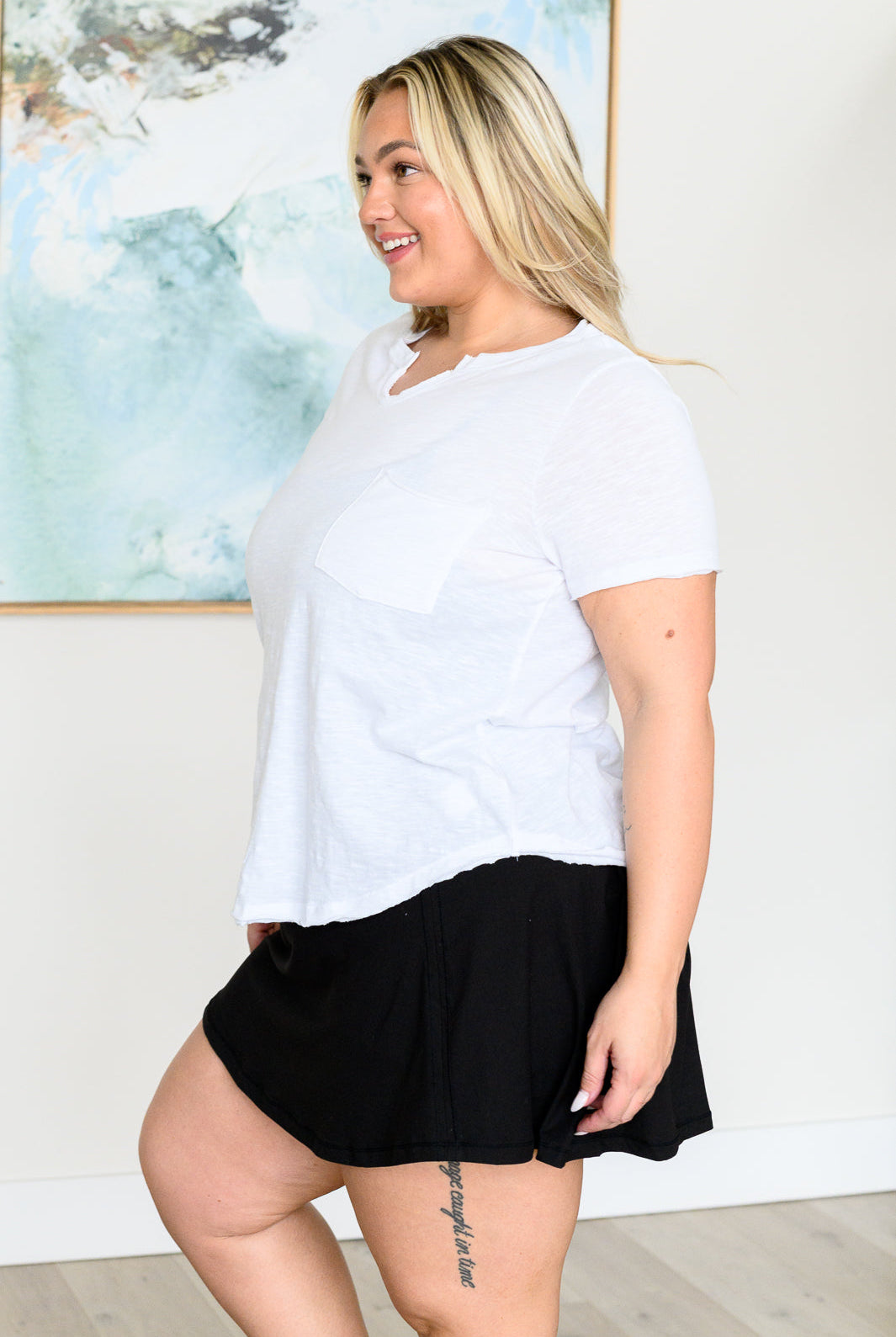 Keep it Simple Relaxed T-Shirt-Short Sleeve Tops-Krush Kandy, Women's Online Fashion Boutique Located in Phoenix, Arizona (Scottsdale Area)