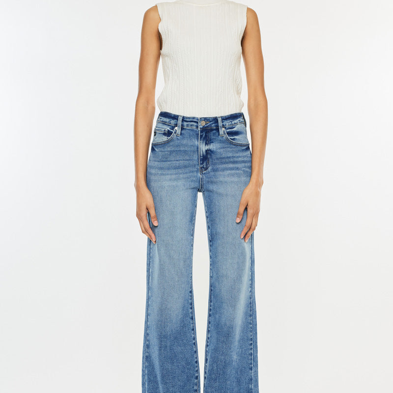 I SEE YOU High Rise Wide Leg Jean-Jeans-Krush Kandy, Women's Online Fashion Boutique Located in Phoenix, Arizona (Scottsdale Area)