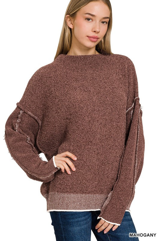 Open Seasons Oversized Chenille Sweater-Sweaters-Krush Kandy, Women's Online Fashion Boutique Located in Phoenix, Arizona (Scottsdale Area)