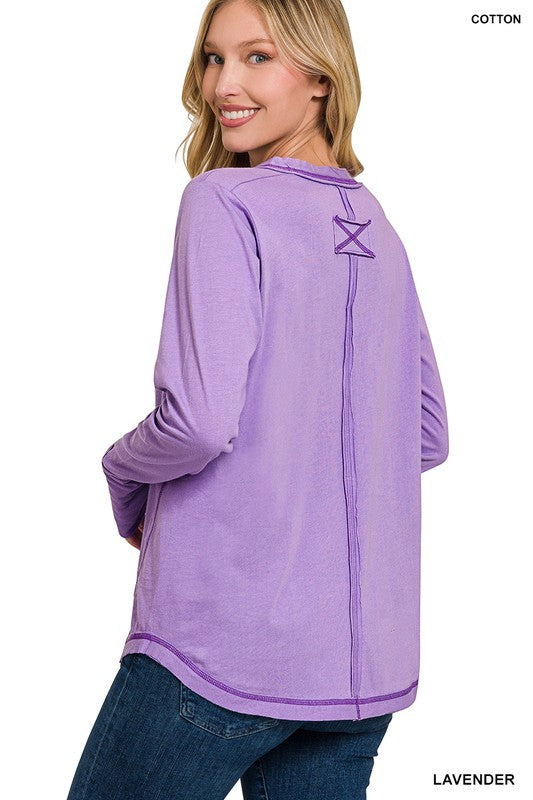 Life is a Highway Long Sleeve Top-Long Sleeve Tops-Krush Kandy, Women's Online Fashion Boutique Located in Phoenix, Arizona (Scottsdale Area)