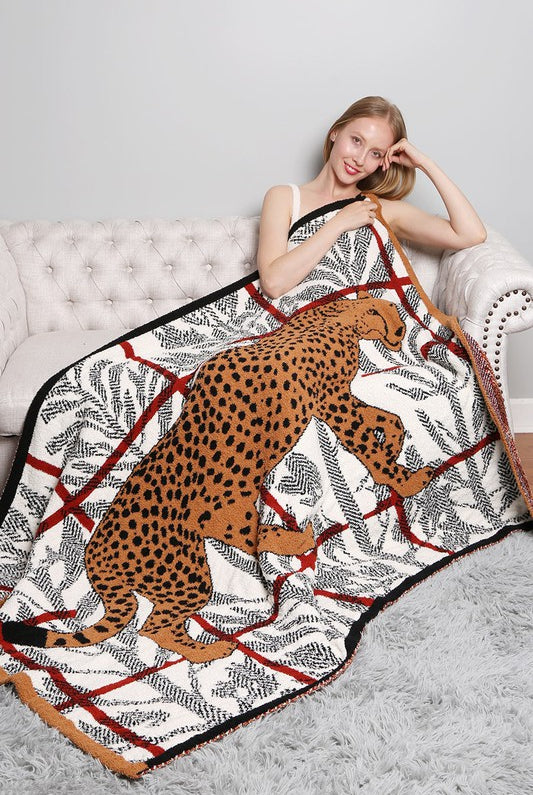 Animal Accented Forests Blanket-Blankets-Krush Kandy, Women's Online Fashion Boutique Located in Phoenix, Arizona (Scottsdale Area)
