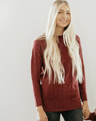 Mommy and Me Elizabeth Cable Knit Sweater-Kids-Krush Kandy, Women's Online Fashion Boutique Located in Phoenix, Arizona (Scottsdale Area)