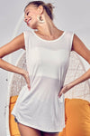 Bibi Well That's A Cute Tank Top With Back Ribbon | S-XL multiple Colors-Tanks-Krush Kandy, Women's Online Fashion Boutique Located in Phoenix, Arizona (Scottsdale Area)