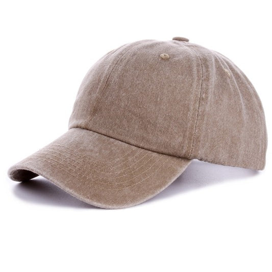 Vintage Washed Baseball Cap-Hats-Krush Kandy, Women's Online Fashion Boutique Located in Phoenix, Arizona (Scottsdale Area)