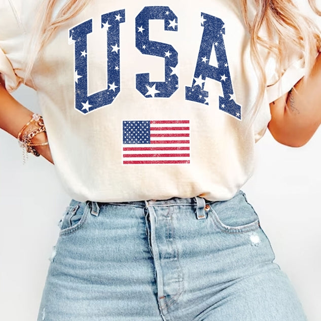PREORDER America Star Flag Graphic Tee | Multiple Colors!