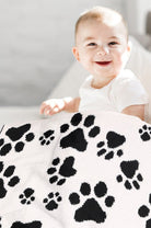 Paw Patterned Reversible Kids Blanket-Blankets-Krush Kandy, Women's Online Fashion Boutique Located in Phoenix, Arizona (Scottsdale Area)