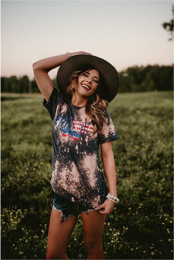PREORDER Freedom Graphic Tee-Graphic Tees-Krush Kandy, Women's Online Fashion Boutique Located in Phoenix, Arizona (Scottsdale Area)