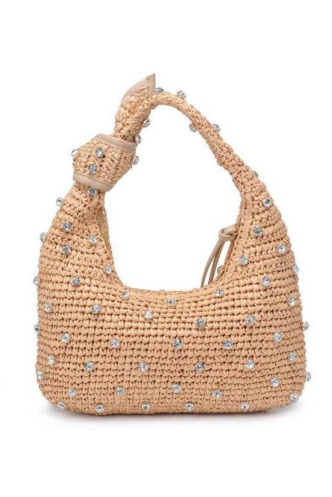 Jessa Straw Summer Beach Shoulder Bag-Purses & Bags-Krush Kandy, Women's Online Fashion Boutique Located in Phoenix, Arizona (Scottsdale Area)