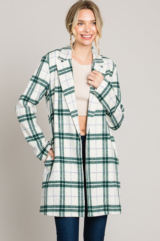 Cabin Fever Wool Plaid Coat-Coats-Krush Kandy, Women's Online Fashion Boutique Located in Phoenix, Arizona (Scottsdale Area)