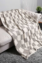 Reversible Checkerboard Patterned Throw Blanket-Blankets-Krush Kandy, Women's Online Fashion Boutique Located in Phoenix, Arizona (Scottsdale Area)