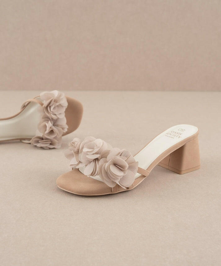 The Noor | Romantic Petal Heels-Sandals-Krush Kandy, Women's Online Fashion Boutique Located in Phoenix, Arizona (Scottsdale Area)