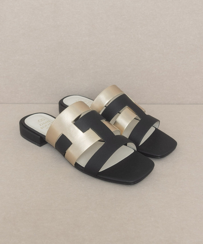 The Parker | Architectural Flat Summer Sandal-Sandals-Krush Kandy, Women's Online Fashion Boutique Located in Phoenix, Arizona (Scottsdale Area)