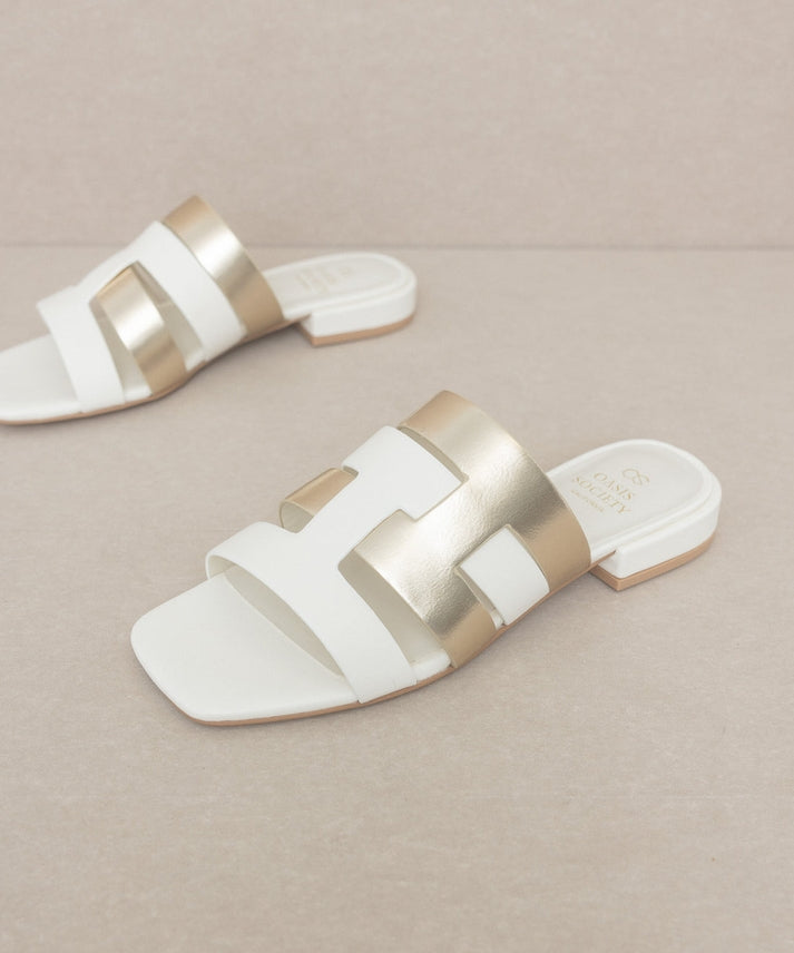 The Parker | Architectural Flat Summer Sandal-Sandals-Krush Kandy, Women's Online Fashion Boutique Located in Phoenix, Arizona (Scottsdale Area)