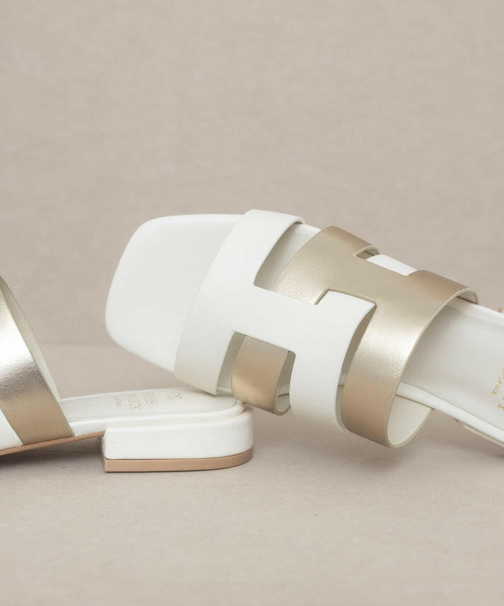 The Parker | Architectural Flat Summer Sandal-Sandals-Krush Kandy, Women's Online Fashion Boutique Located in Phoenix, Arizona (Scottsdale Area)