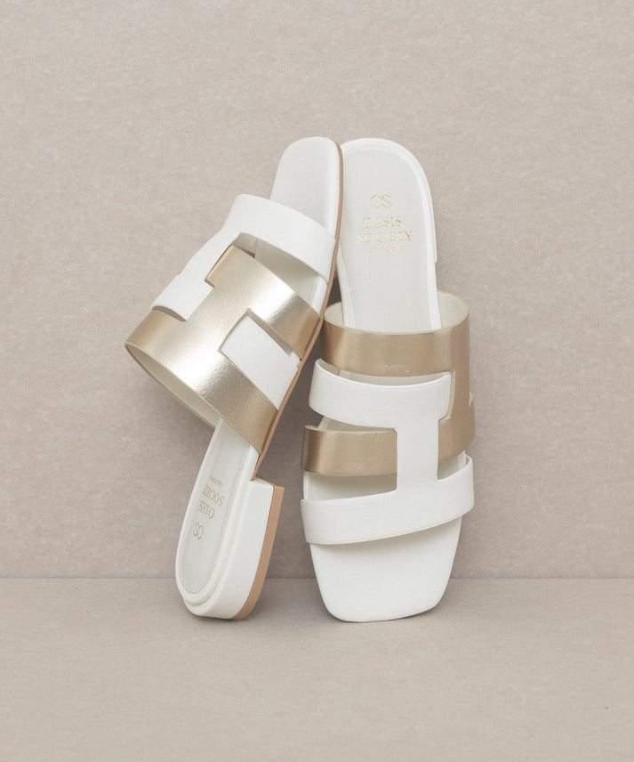 The Parker | Architectural Flat Summer Sandal-Sandals-Krush Kandy, Women's Online Fashion Boutique Located in Phoenix, Arizona (Scottsdale Area)