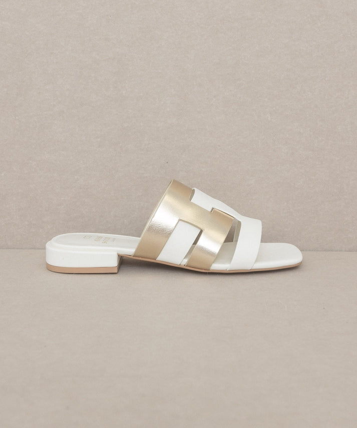 The Parker | Architectural Flat Summer Sandal-Sandals-Krush Kandy, Women's Online Fashion Boutique Located in Phoenix, Arizona (Scottsdale Area)