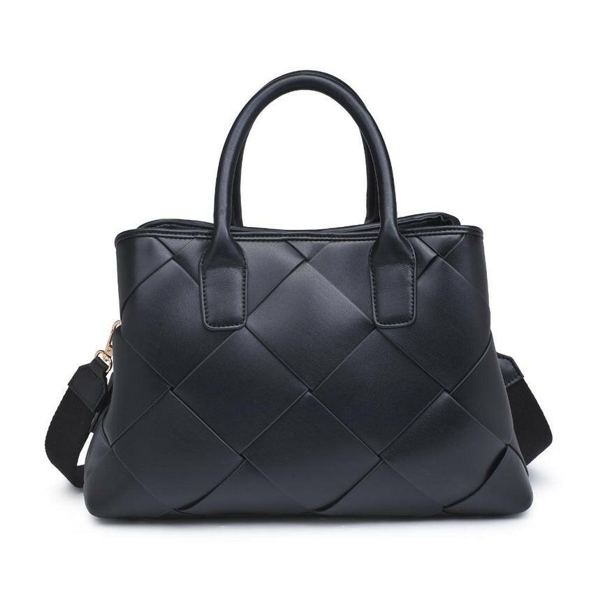 Phoebe Woven Satchel-Purses & Bags-Krush Kandy, Women's Online Fashion Boutique Located in Phoenix, Arizona (Scottsdale Area)