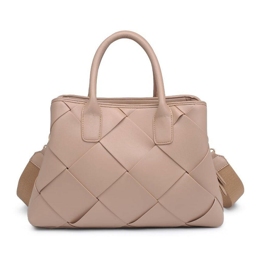 Phoebe Woven Satchel-Purses & Bags-Krush Kandy, Women's Online Fashion Boutique Located in Phoenix, Arizona (Scottsdale Area)