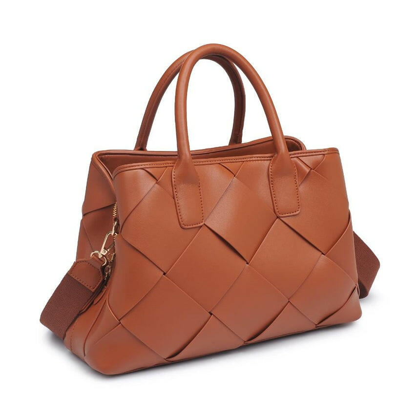 Phoebe Woven Satchel-Purses & Bags-Krush Kandy, Women's Online Fashion Boutique Located in Phoenix, Arizona (Scottsdale Area)