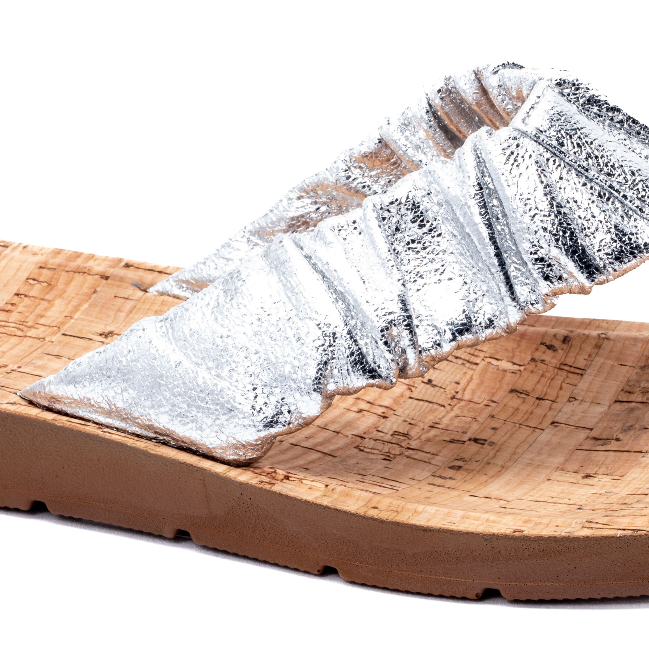 Corky's Cool Off, Silver Metallic-Sandals-Krush Kandy, Women's Online Fashion Boutique Located in Phoenix, Arizona (Scottsdale Area)