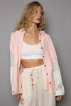 POL Take a Picture Button Down-Long Sleeve Tops-Krush Kandy, Women's Online Fashion Boutique Located in Phoenix, Arizona (Scottsdale Area)