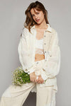 POL Beautiful Crazy Button Down Shirt-Long Sleeve Tops-Krush Kandy, Women's Online Fashion Boutique Located in Phoenix, Arizona (Scottsdale Area)