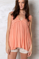 Dreamy Days Babydoll Tank Top-Tanks-Krush Kandy, Women's Online Fashion Boutique Located in Phoenix, Arizona (Scottsdale Area)