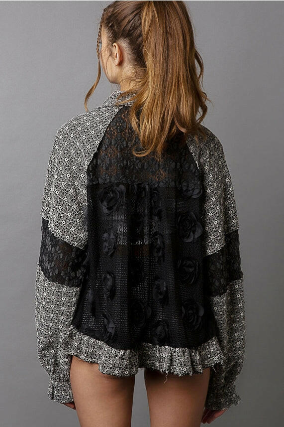 Daring to Be Balloon Sleeved Jacket-Jackets-Krush Kandy, Women's Online Fashion Boutique Located in Phoenix, Arizona (Scottsdale Area)