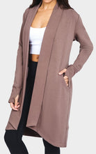 Butter Long Sleeve Open Cardigan-Cardigans-Krush Kandy, Women's Online Fashion Boutique Located in Phoenix, Arizona (Scottsdale Area)