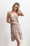 T-Back Midi Lace Slips-Dresses-Krush Kandy, Women's Online Fashion Boutique Located in Phoenix, Arizona (Scottsdale Area)