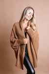 Bat Sleeve Knit Cardigan-Cardigans-Krush Kandy, Women's Online Fashion Boutique Located in Phoenix, Arizona (Scottsdale Area)
