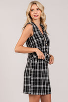 Plaid Tweed Tailored Vest-Vests-Krush Kandy, Women's Online Fashion Boutique Located in Phoenix, Arizona (Scottsdale Area)