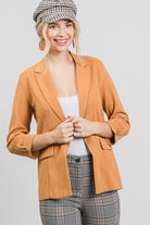 Let's Get Takeout Button Detail Blazer-Blazers-Krush Kandy, Women's Online Fashion Boutique Located in Phoenix, Arizona (Scottsdale Area)