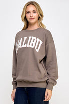 Malibu Crewneck-Sweatshirts-Krush Kandy, Women's Online Fashion Boutique Located in Phoenix, Arizona (Scottsdale Area)