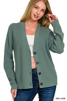 Viscose Sweater Cardigan-Cardigans-Krush Kandy, Women's Online Fashion Boutique Located in Phoenix, Arizona (Scottsdale Area)