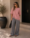 Lace Whisper Oversized Tee