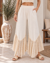 Lace Drift Boho Wideleg Pants