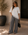 Lace Whisper Oversized Tee