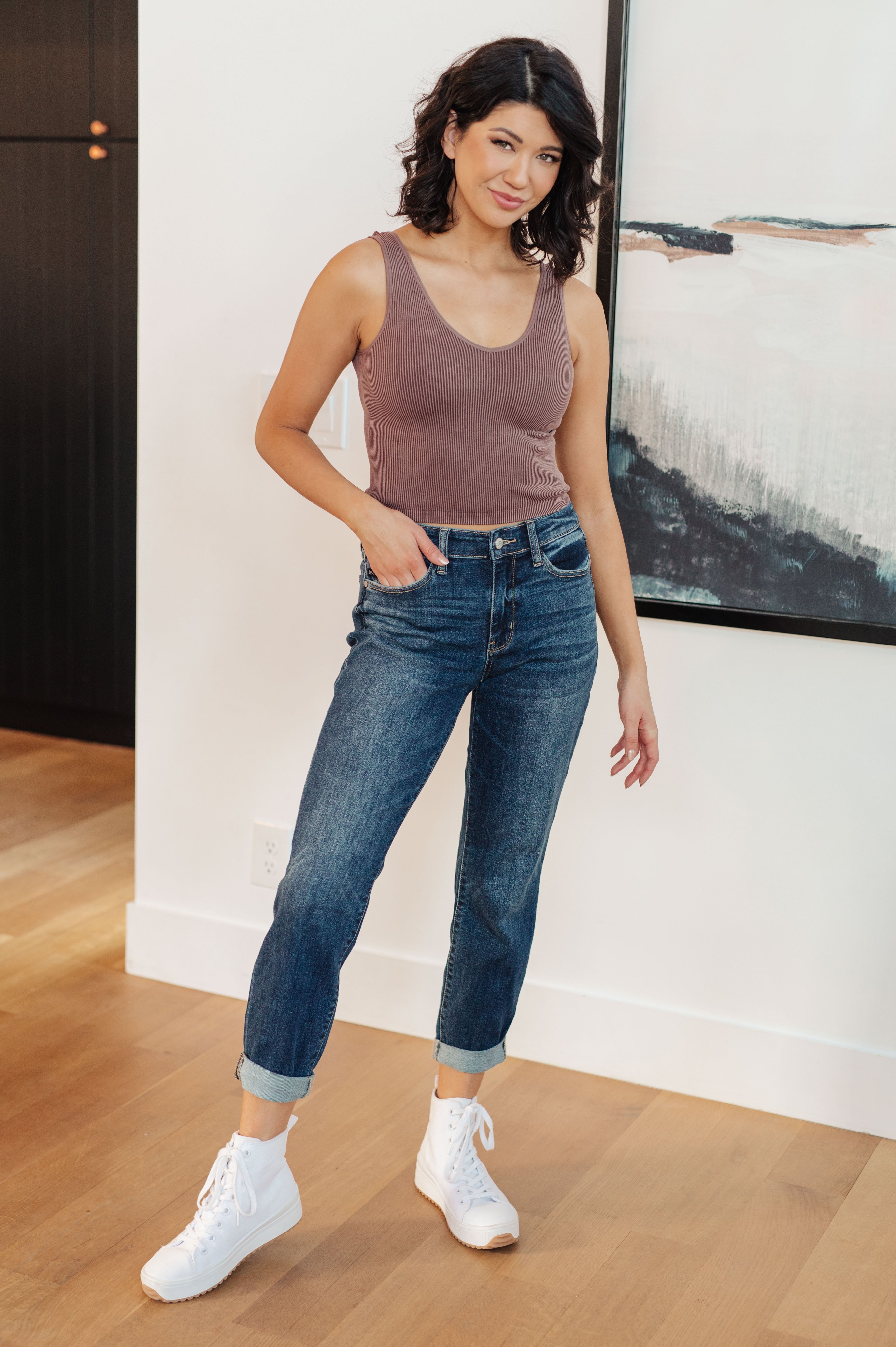 JUDY BLUE London Midrise Boyfriend Jeans-Jeans-Krush Kandy, Women's Online Fashion Boutique Located in Phoenix, Arizona (Scottsdale Area)