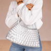 Luna Woven Shoulder Handbag | 2 Colors