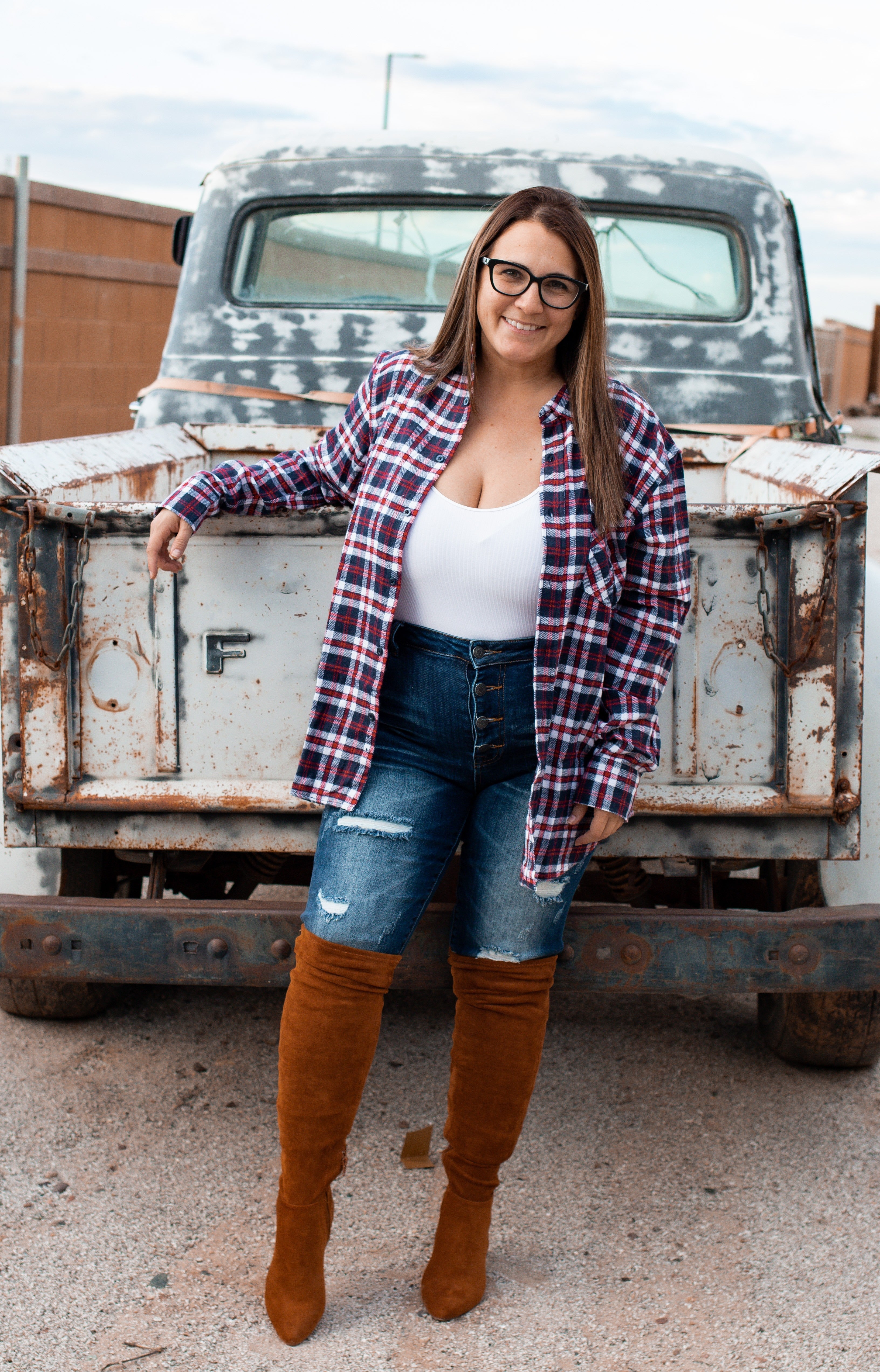 Cool As Ice Long Sleeve Plaid Top | S-2X, 3 Colors!-Long Sleeve Tops-Krush Kandy, Women's Online Fashion Boutique Located in Phoenix, Arizona (Scottsdale Area)