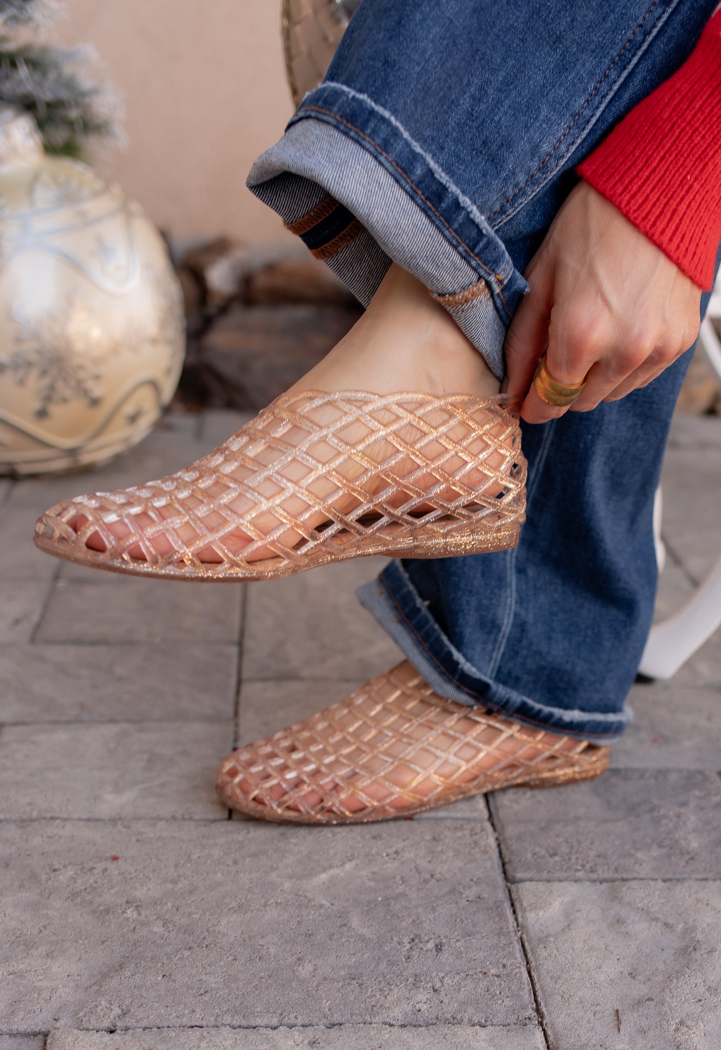 Jelly Woven Mesh Sandals-Shoes-Krush Kandy, Women's Online Fashion Boutique Located in Phoenix, Arizona (Scottsdale Area)