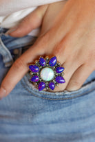 Midnight Aurora Blue & White Opal Flower Statement Ring S.NO 8.jpeg