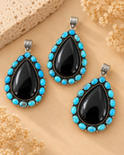 Midnight Sky Turquoise Halo Pendant.png