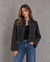 Regal Revival Military-Inspired Button Detail Jacket