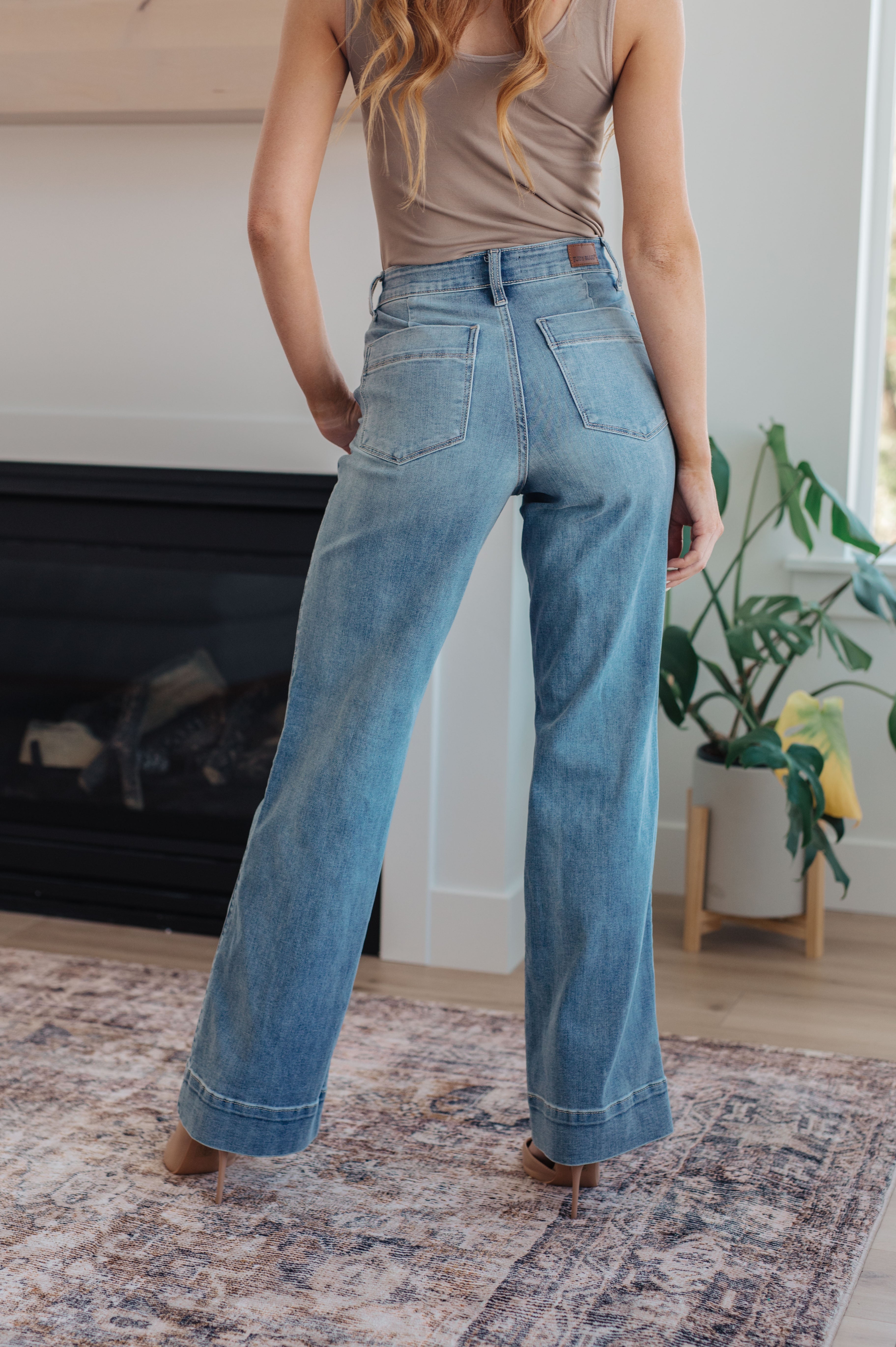 Mindy Mid Rise Wide Leg Jeans-Womens-Krush Kandy, Women's Online Fashion Boutique Located in Phoenix, Arizona (Scottsdale Area)