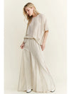 Boho Breeze Lace Flare Pants